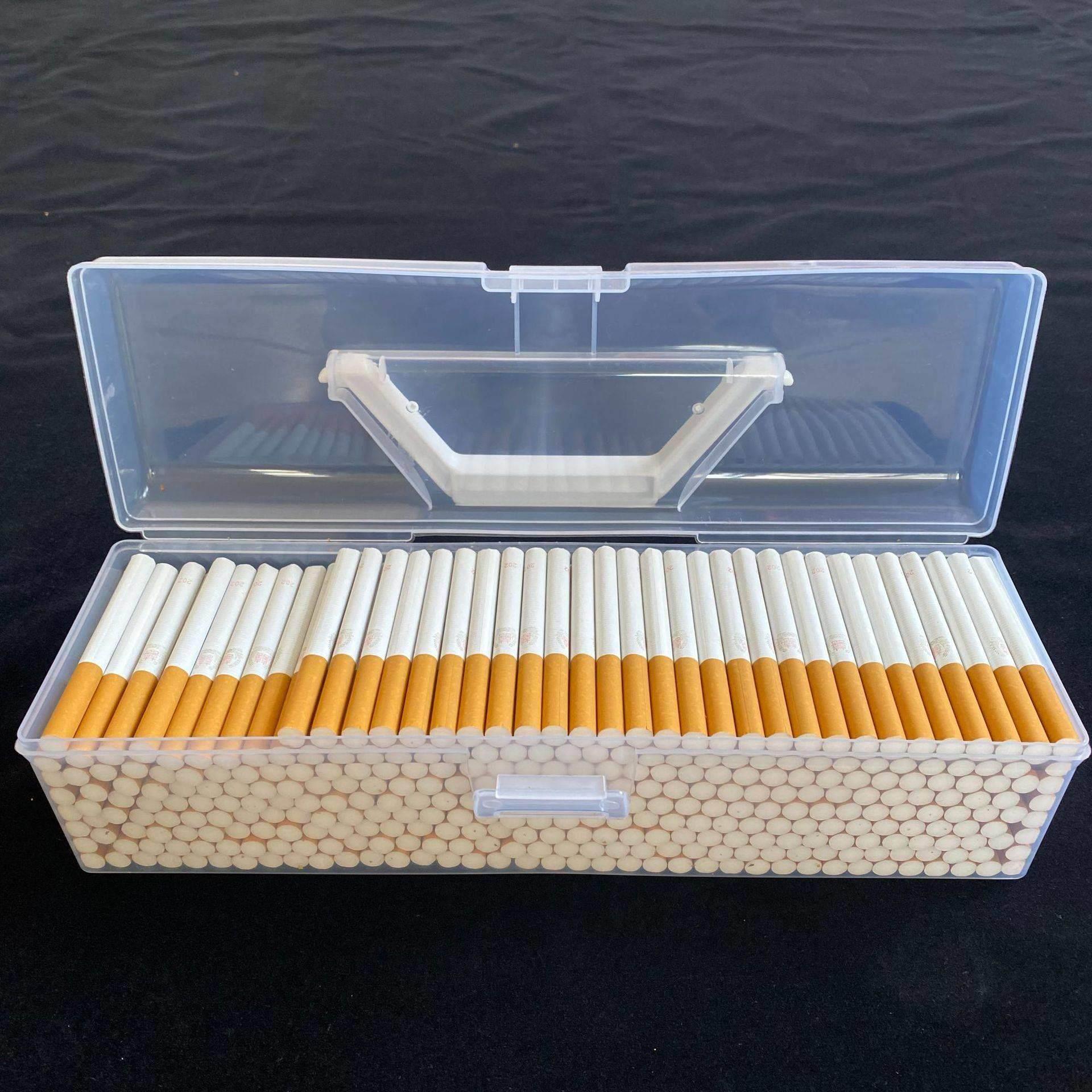 家用储存烟盒200件透明软硬盒香密封防潮防水连体翻盖