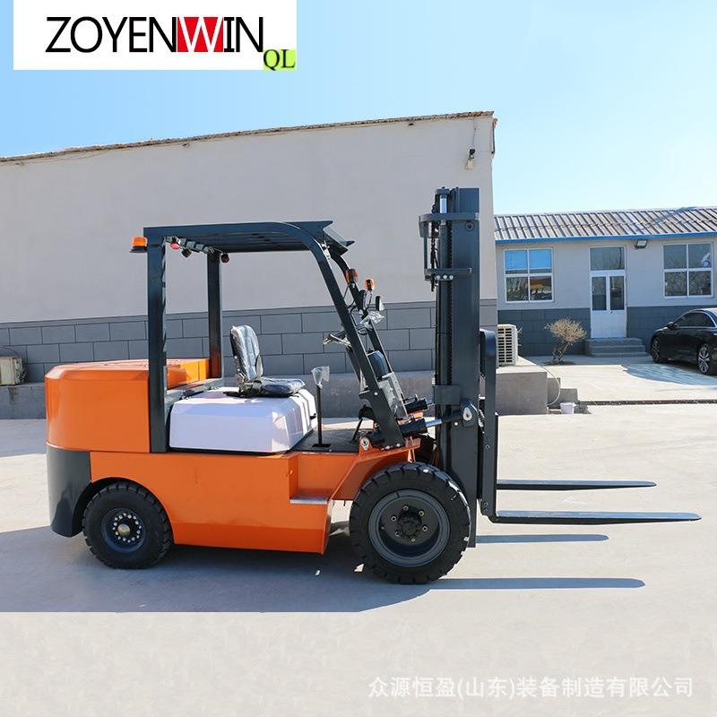 叉车物流站搬运运输车工地小型运输设备新能源锂电液压动力叉车