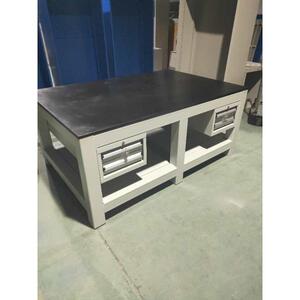XM-DJ800四工位钢板钳工台模具工作台虎钳台丹晶多加厚多工位