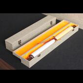 卷轴礼盒书画盒子字画锦盒书法风国画作收品纳古宣盒HEX纸挂轴盒