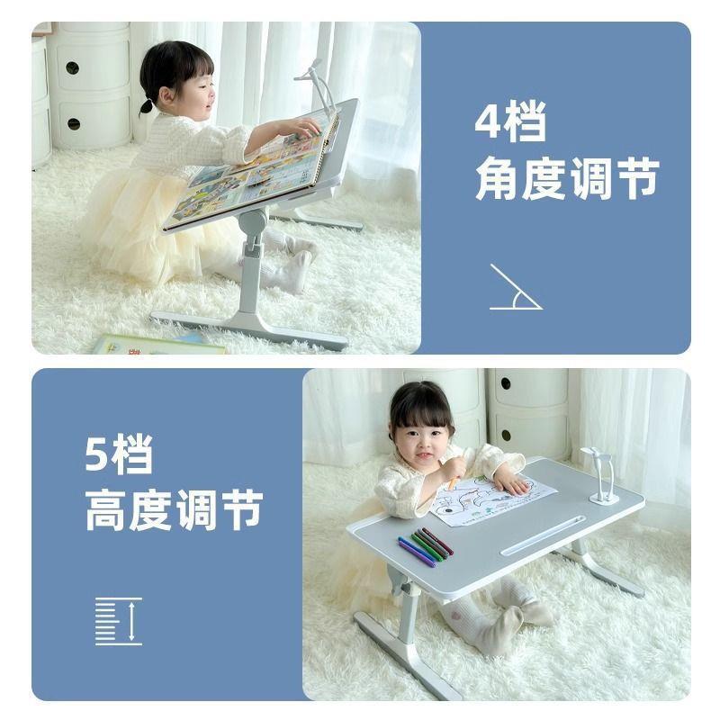 可折叠升降绘本阅读架床上看书支架书立书架儿童阅读架看书小桌子