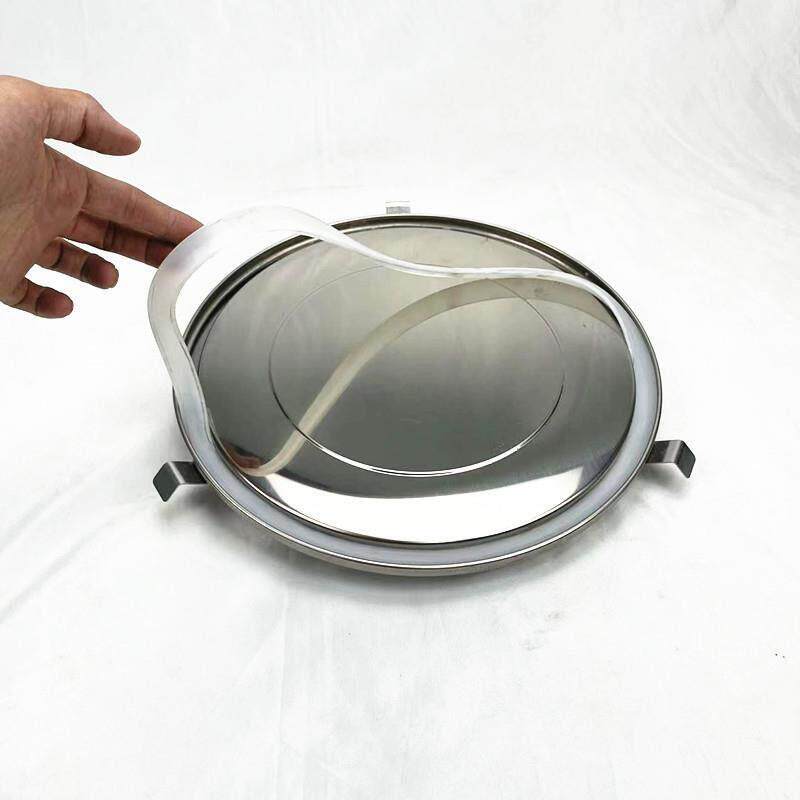 9V7T保温桶盖子单卖单买桶盖配件不锈钢豆浆桶汤桶盖带密封圈加厚