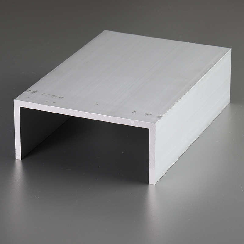 U型槽铝140*60*6氧化槽铝内径128mm工业铝槽铝导轨滑轨型材批发