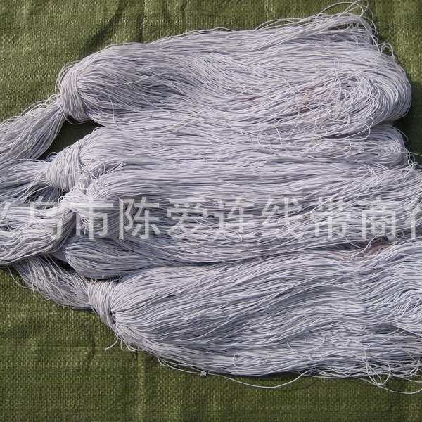 白色弹力吊牌吊绳 黑色 面具弹力绳0.8mm 箱包香片挂牌松紧线