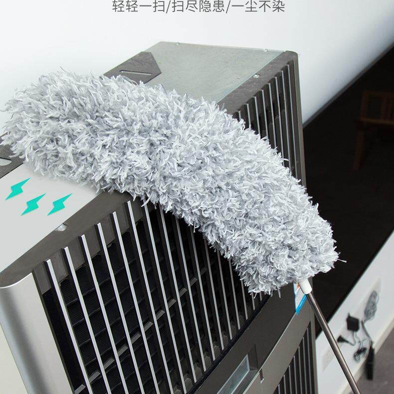 新款直销多功能可伸缩长柄纤维鸡毛掸子弯曲除尘掸车用清洁掸家用