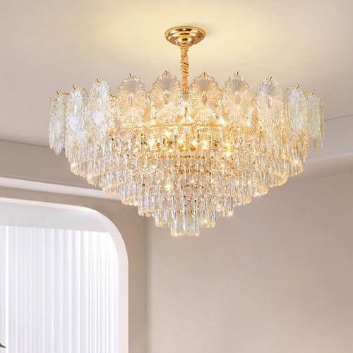 水晶灯轻奢客厅吊灯现代简约大气2024年新款法式卧室餐厅高级灯具
