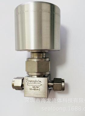 Swagelok高压气动波纹管阀SS-HBS4-C
