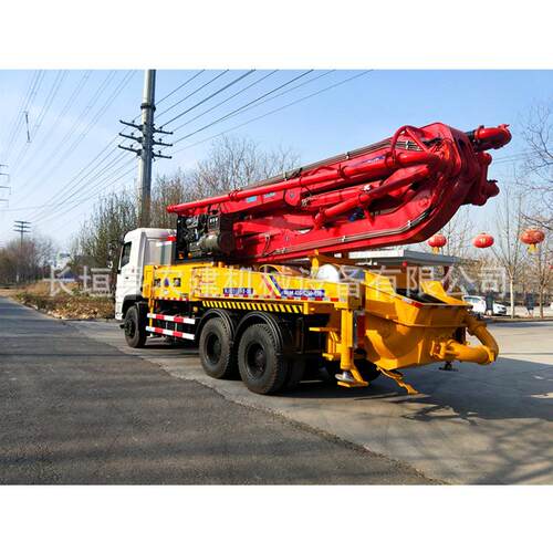 机械泵车38米打灰天泵建筑修桥5节臂架稳泵送快