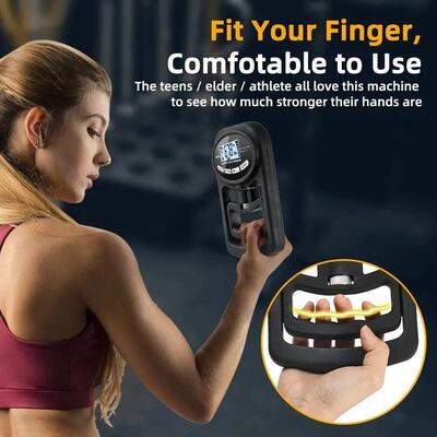 Grip Srength Tester 265Lbs/120Kg Digital Hand Dynamometer Gr