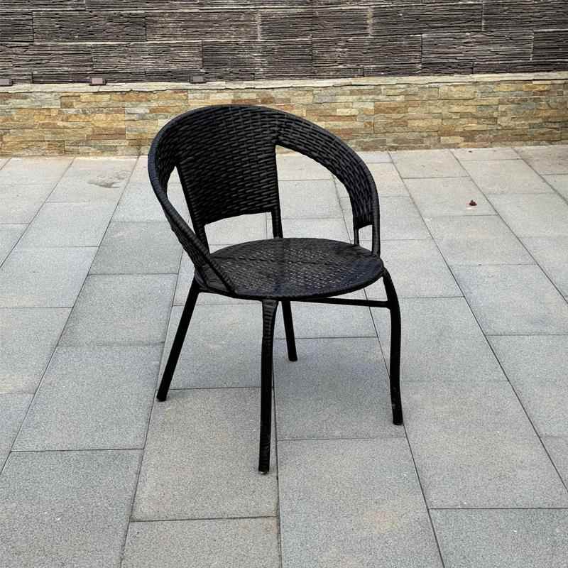 椅阳台小桌椅户外铁艺单藤人无需组装MUD简约休闲件靠套庭五院背