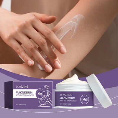 Jaysuing Lavender Magnesium Body Lotion, gently cares for th
