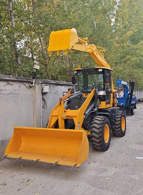 挖掘装载机两头忙Backhoe loader foreign trade factory挖掘装载