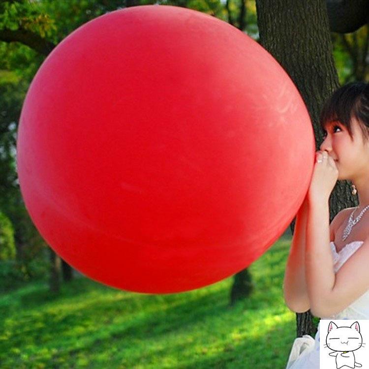 特大号气球加厚乳胶36寸超大圆形商场开业生日派对婚房布置