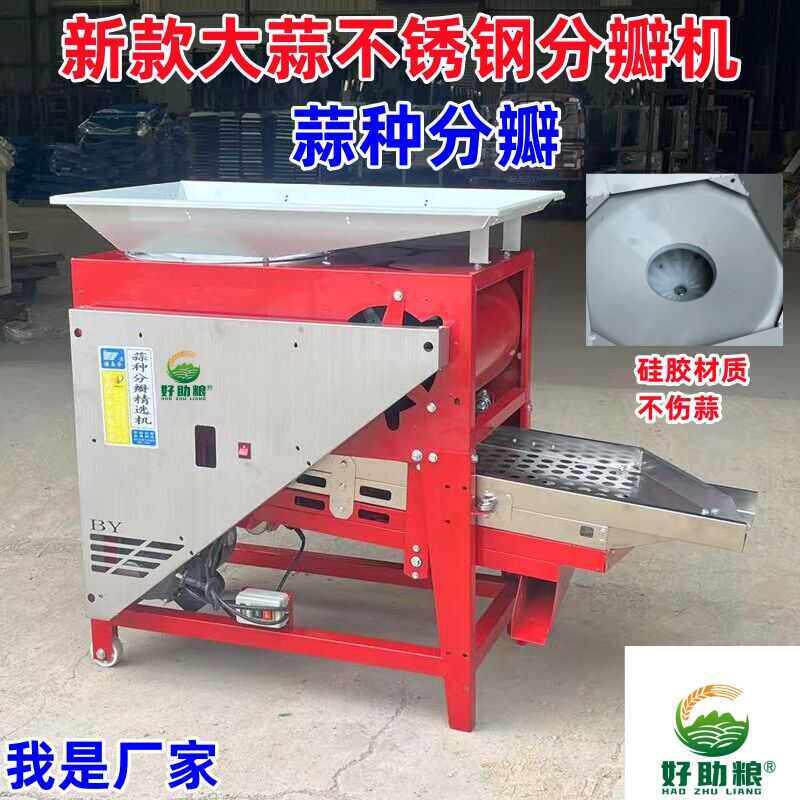 大蒜分瓣振动筛选机排杂小型机家用蒜种精选除杂质一体新款精选机