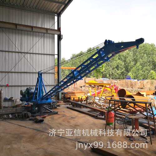 固定式液压起重机 船用货物装卸吊 25吨船用吊机 浮吊克令吊