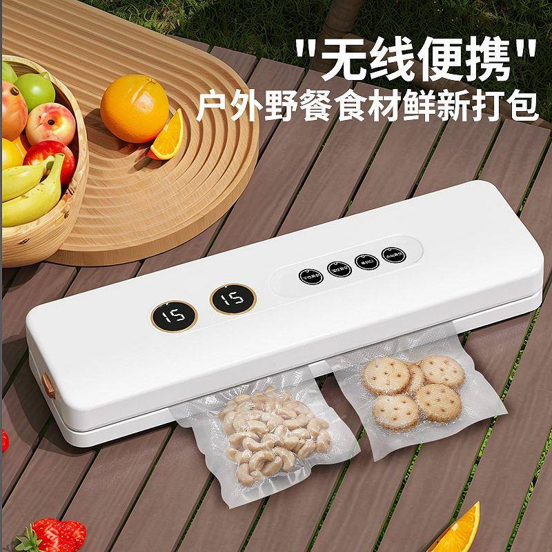 抽真空封口机食品袋封口机家用小型封口器网纹袋密封机全自动保鲜