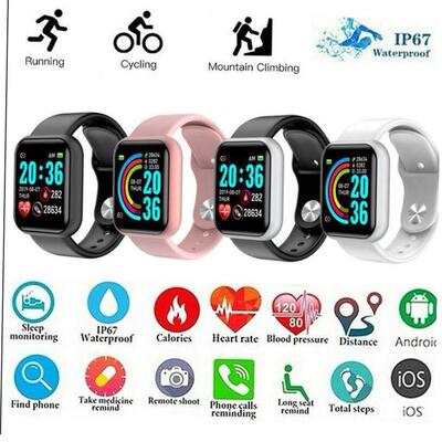 Smart Watch Bracelet Heart Rate Blood Fitness Tracker