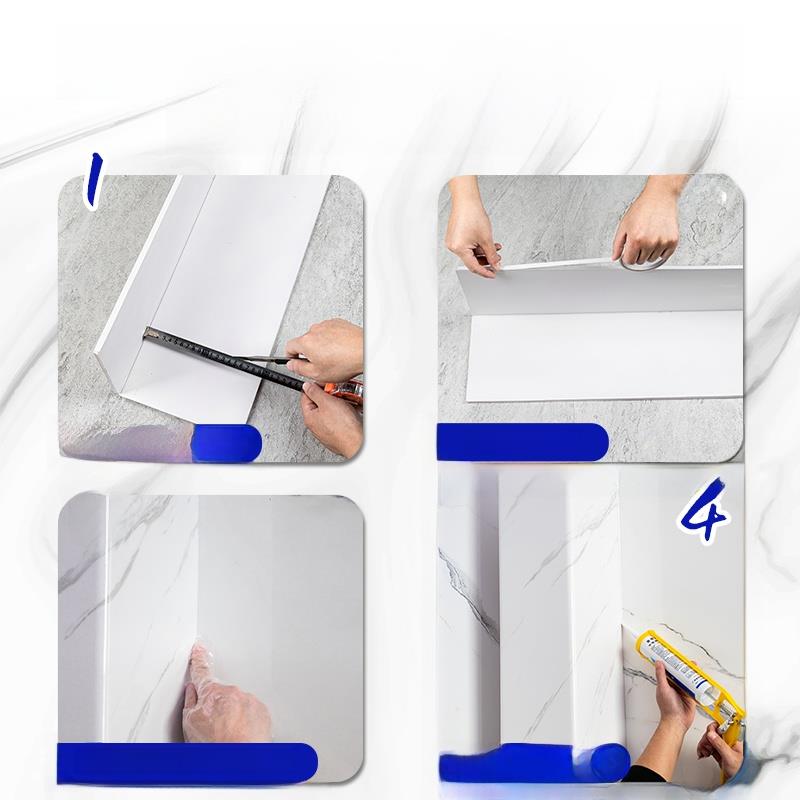 炭晶板管道装饰护角pvc包管神器装饰板卫浴厨房包管神器遮丑美化