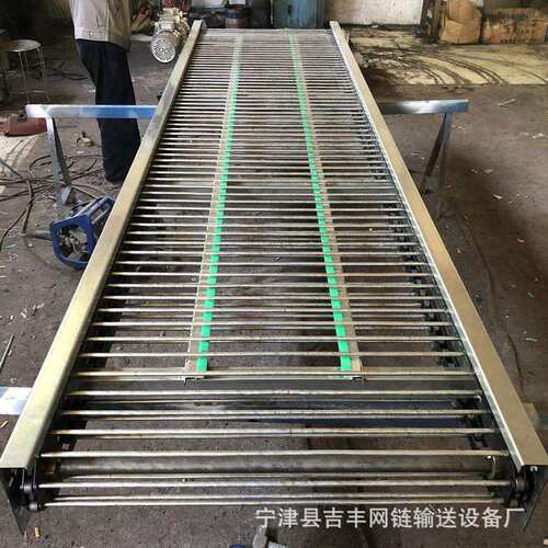 不锈钢支轴链支杆链链杆式网带金属网带支杆链条穿杆链条