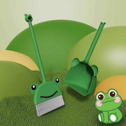 Home-use baby dustpan and children's broom set, kids' floor-