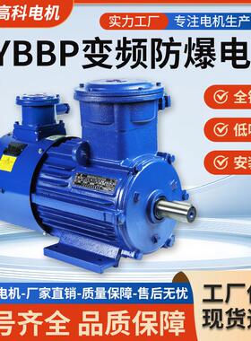YBBP防爆变频电动机独立轴流风机冷却绝缘抗震动变频调速电动机