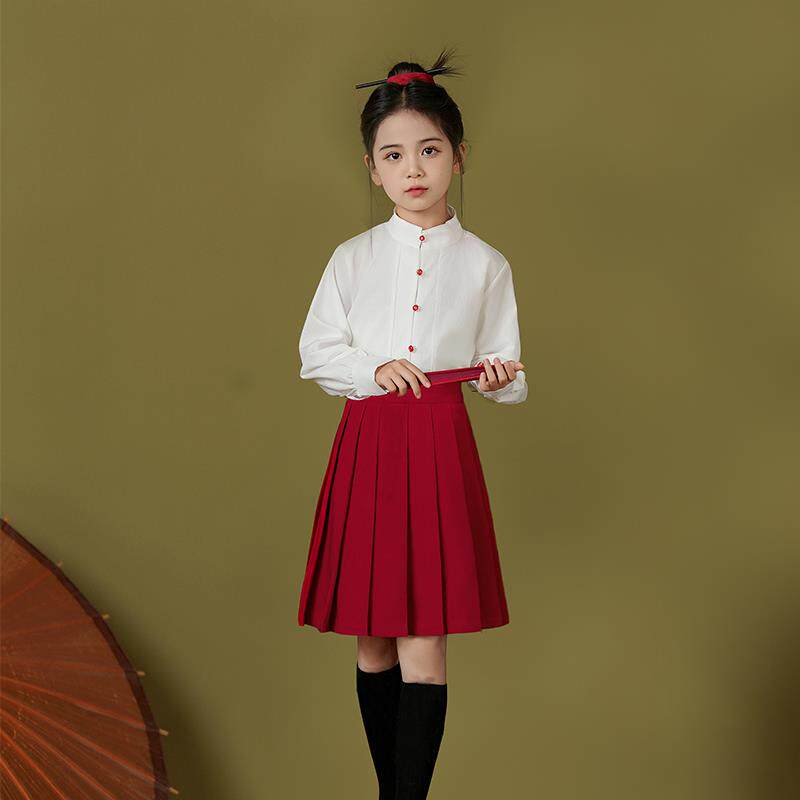 正品六一儿合唱演出服服国风小学红生合唱服国学汉童服歌衣诗朗诵