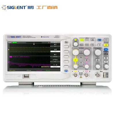 Siglent 鼎阳 数字示波器 SDS1202DL+ 200MHz 2通道 500MSa/S