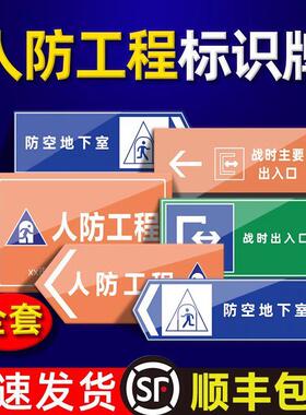 人防标识牌应急掩蔽场所出入口人防工程指示牌维护管理制度民防工
