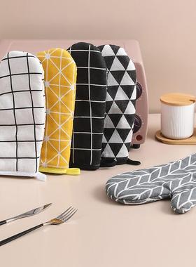 Anti-scalding Baking Oven Gloves Kitchen Mitts 烤箱隔热手套
