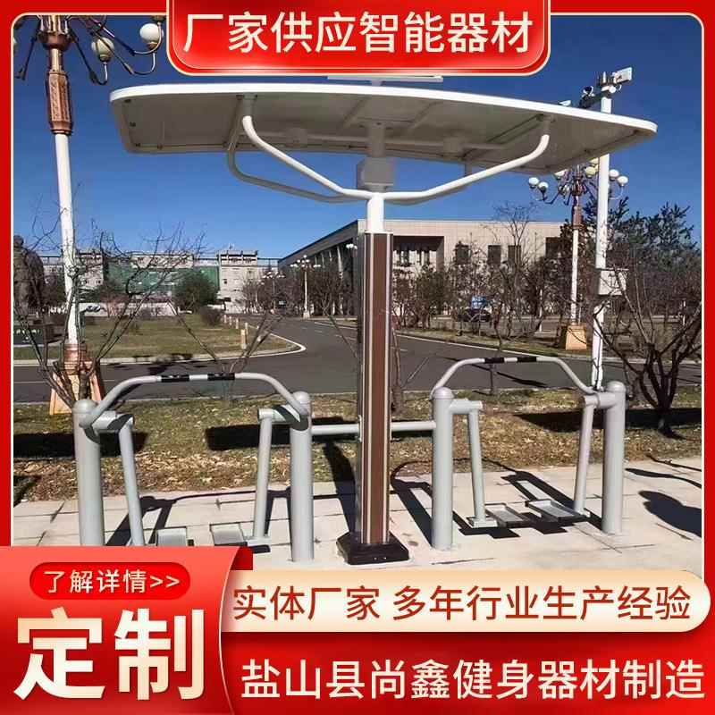户外智能健身器材公园二代智能健身路径双人健身器材设施