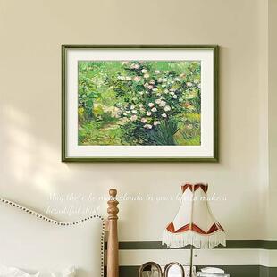 复古小众艺术油画小清新餐厅挂画 饰画房间法式 2025新款 卧室床头装