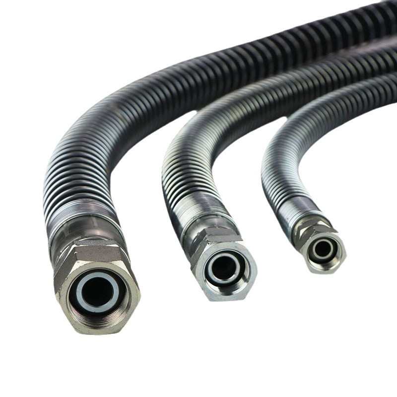 挖掘机破碎锤油管高压胶管液压油管高压胶管总成高压油管锤管