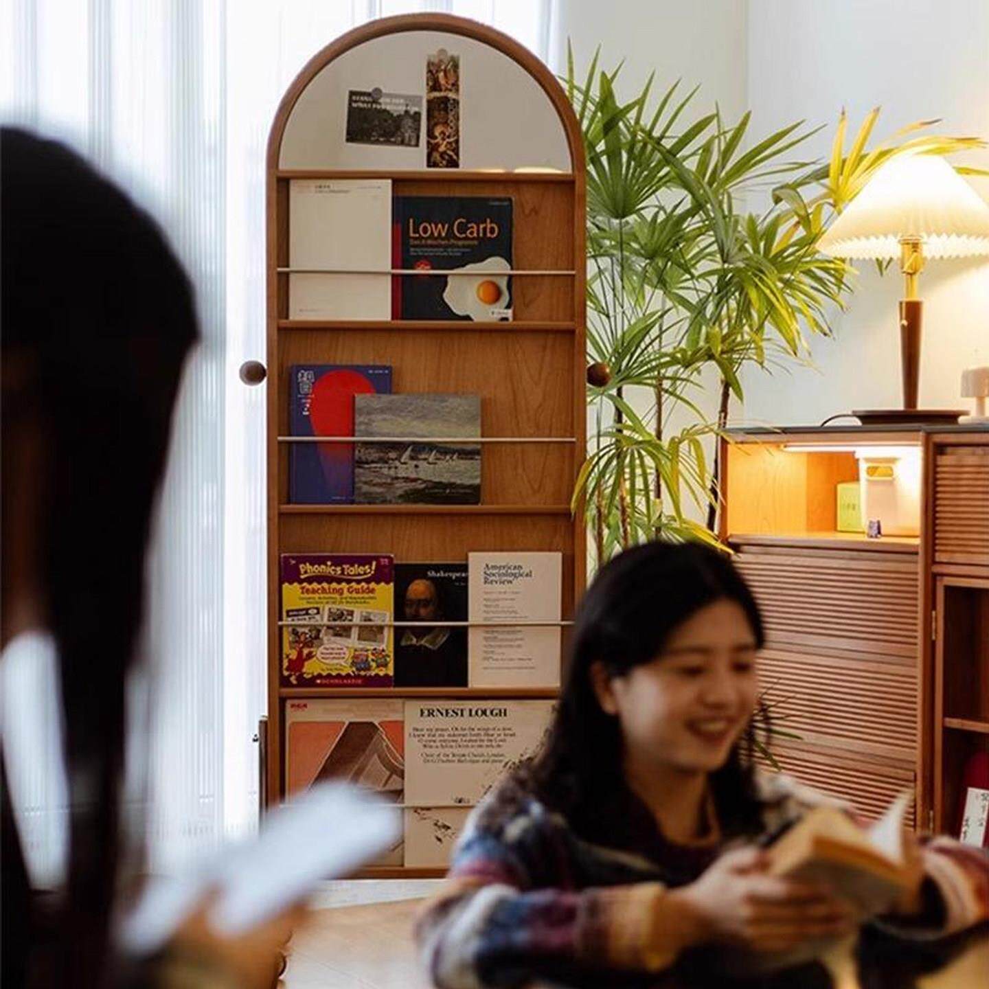 中古全身镜实木移动全身镜家用全身镜杂志架镜子覆古落地全身镜