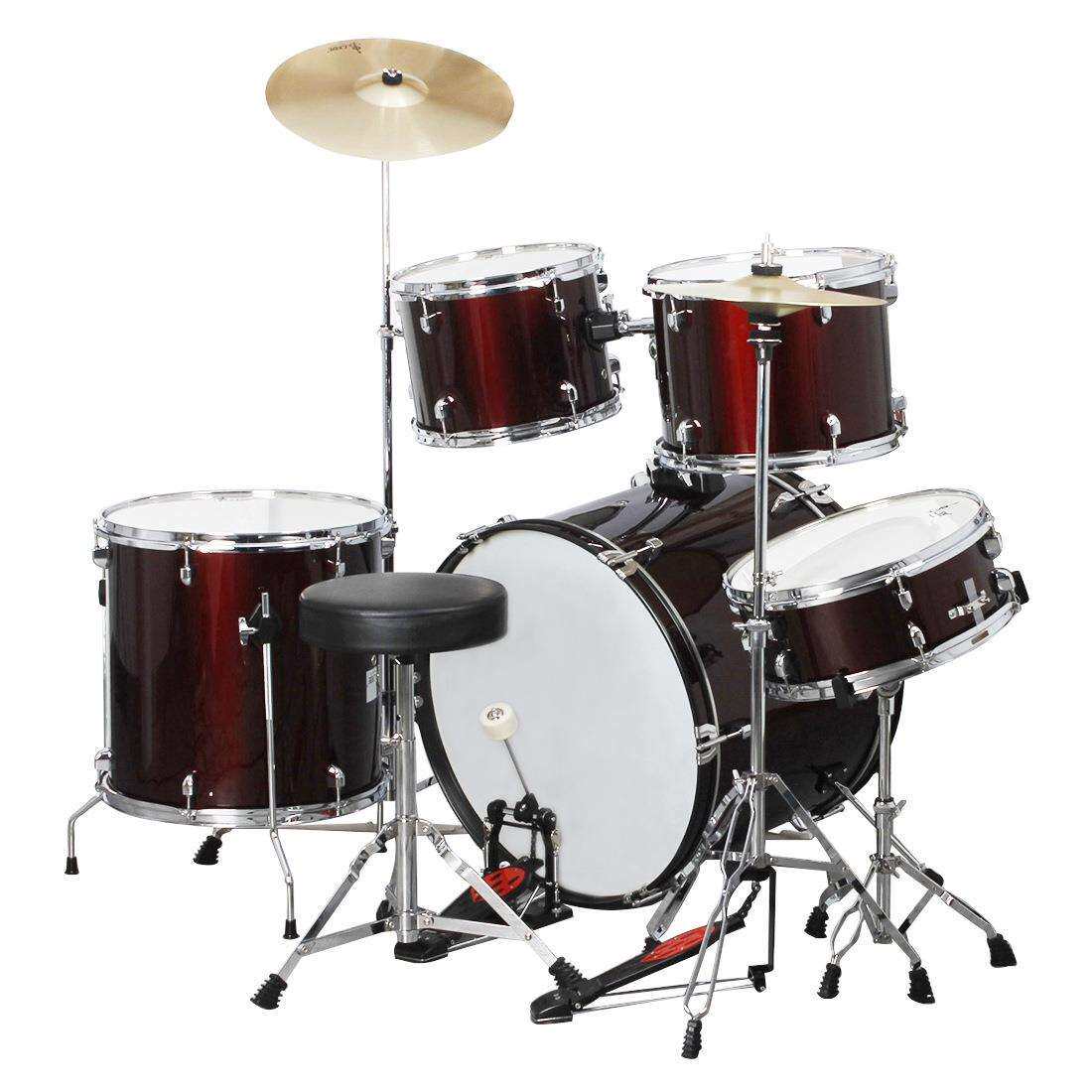 儿童架子鼓爵士鼓初学入门练习5鼓2镲家用演出架子鼓乐器厂家直销