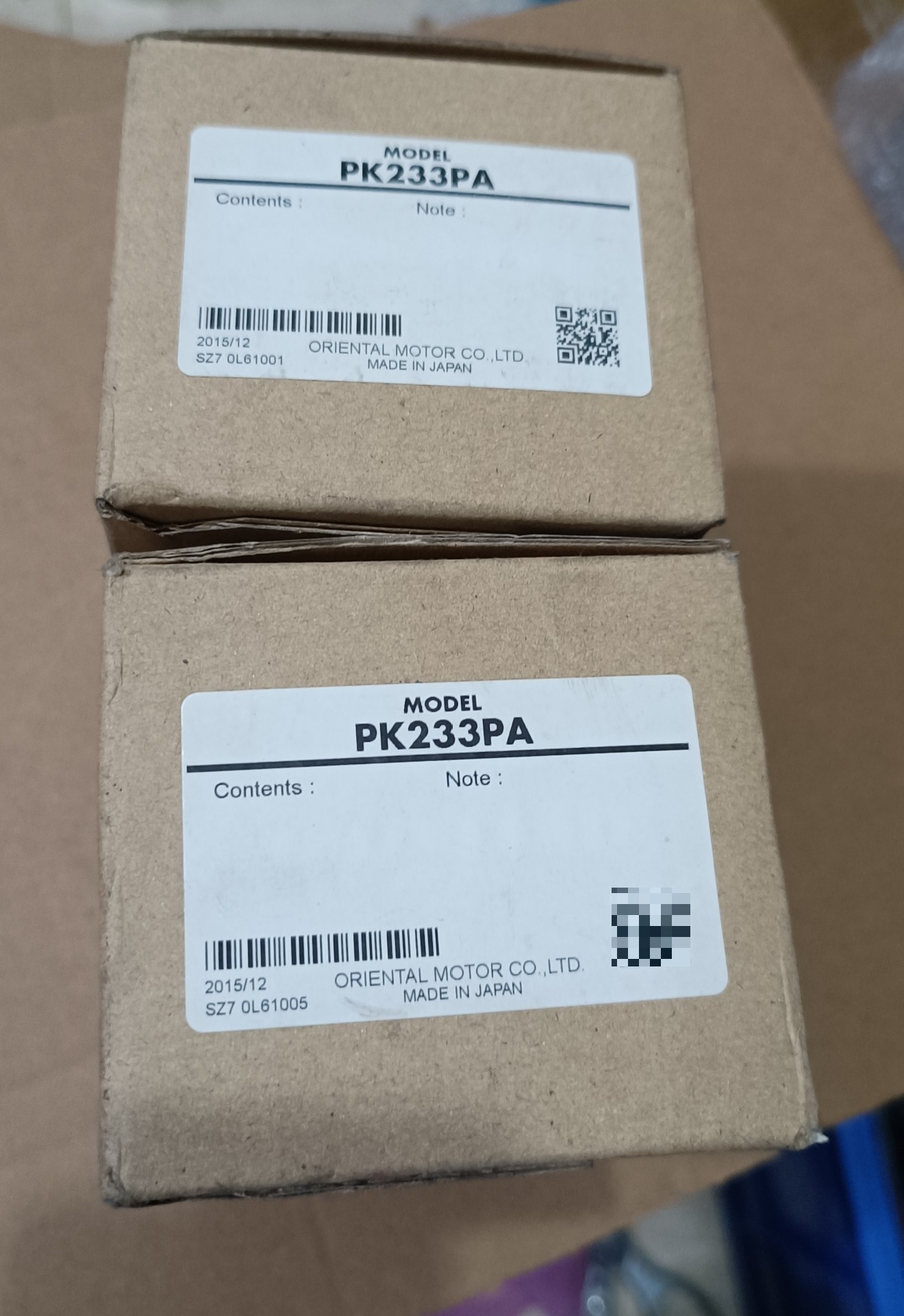 全新东方马达步进电机 PK233PA  库存备用件2只，原装