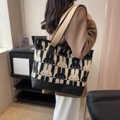 妈咪包大容量单肩包女2025新款 外出轻便托特包手提母婴包 网红时尚