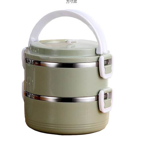 1400ml304不锈钢保温饭盒日式学生食堂打饭便当快餐盒上班族带盖