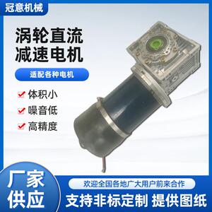 冠意厂家800瓦涡轮直流减速电机微型齿轮小型减速电机