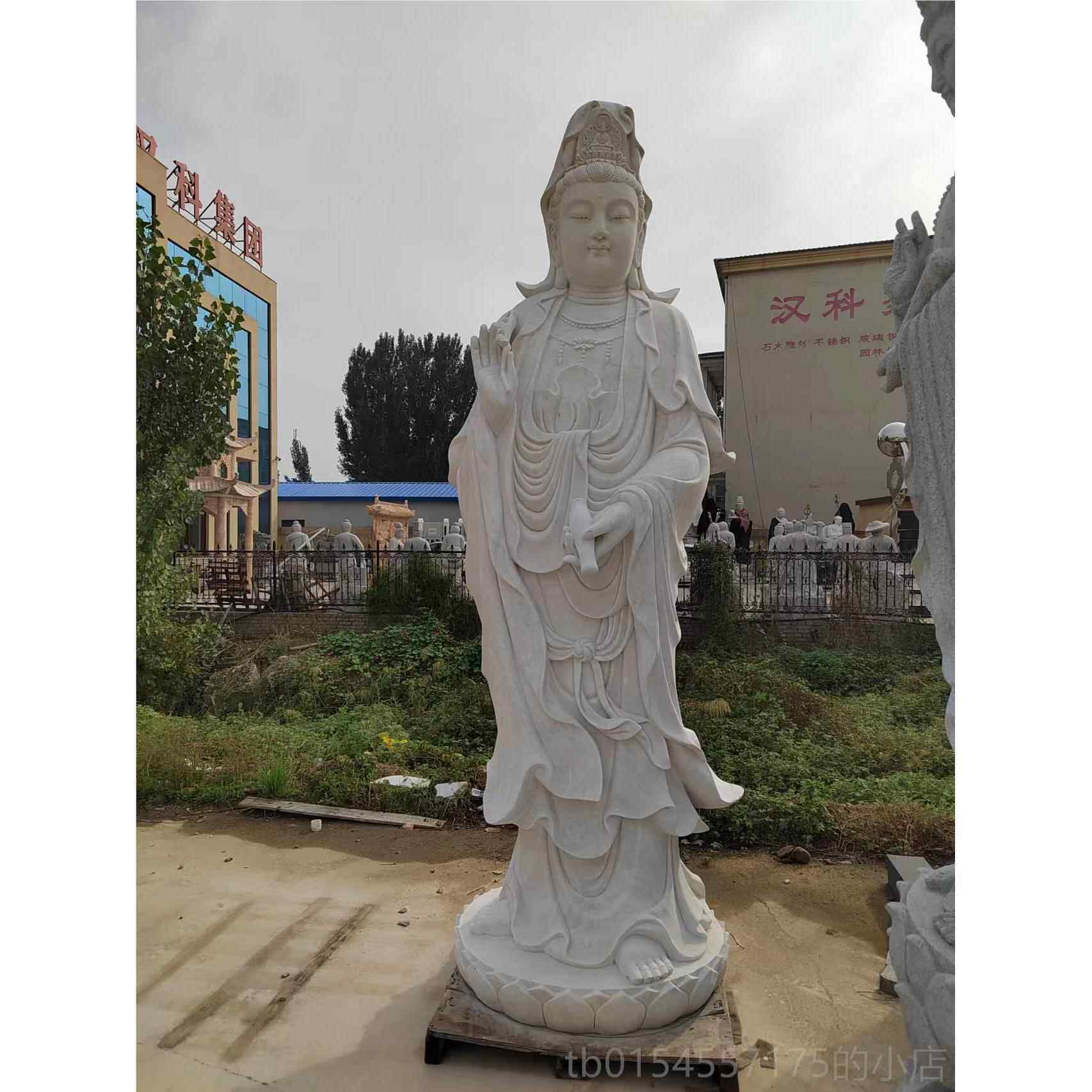 正品大型石雕观佛音然汉玉像地天藏王菩萨弥勒佛寺白院佛堂户外摆