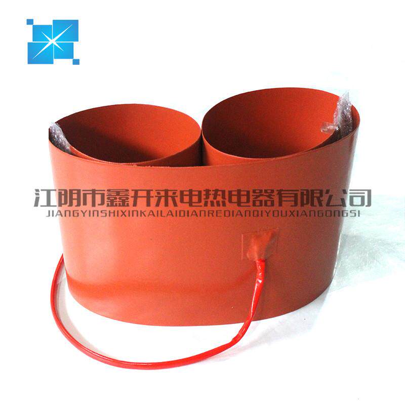 批量生产 硅橡胶油桶加热带 可调温硅橡胶加热带