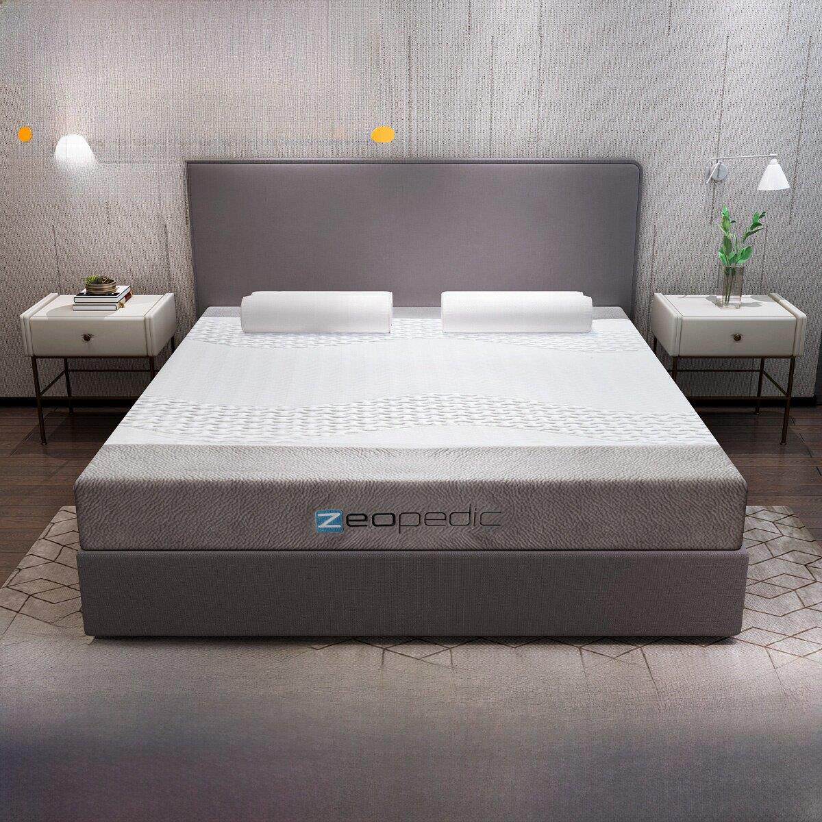 天鹅城堡记忆海绵床垫慢回弹1.5米1.8米床垫加厚静音床垫