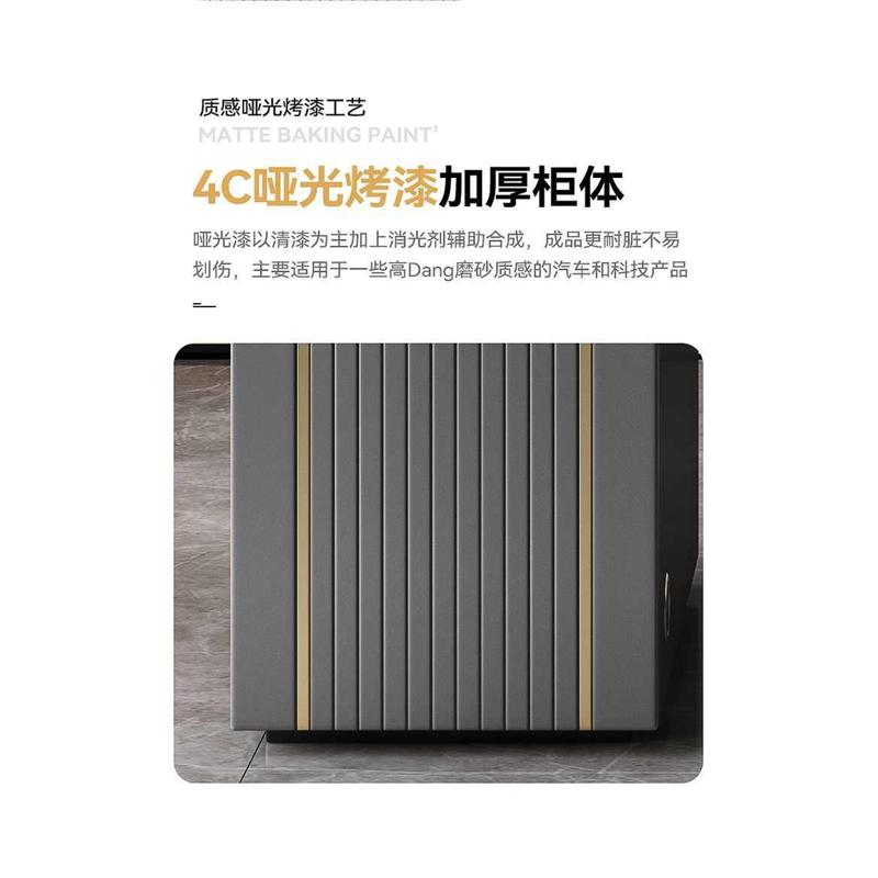 轻奢现代简约家用办公多功能意式茶台泡茶阳台岩板茶桌一体一整套