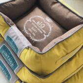 全可拆洗帆布狗窝高品质帆布窝棉窝泰迪法斗柯基四季 宠物沙发方窝