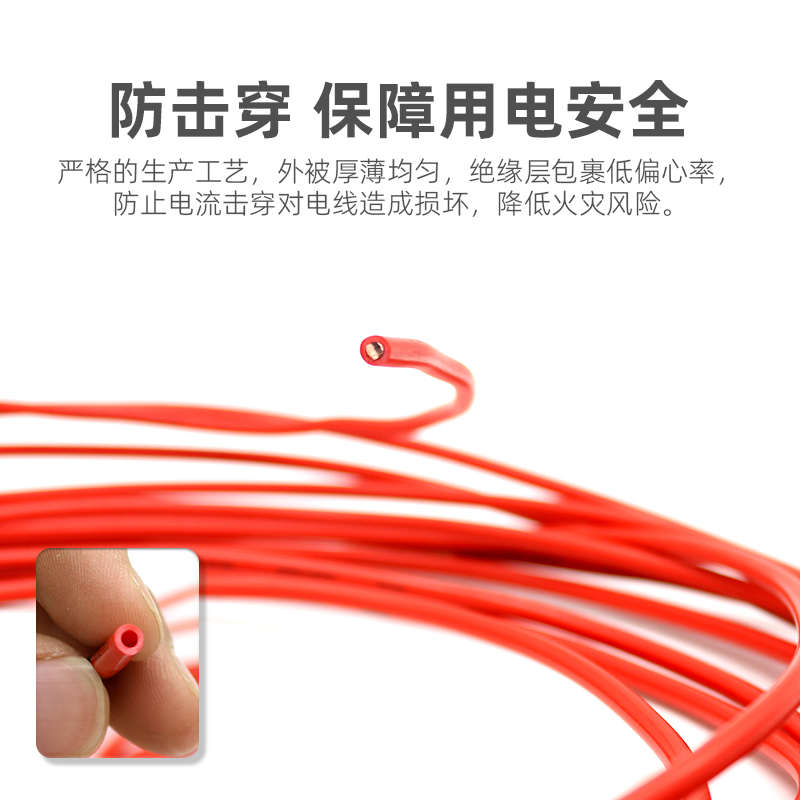 阳谷大金电线国标BV铜芯1/1.5/2.5/4/6平方阻燃单股硬线家用家装