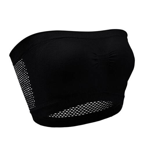 Strapless Tube Top Bra for Women Non-Slip Padded Bandeau Bra