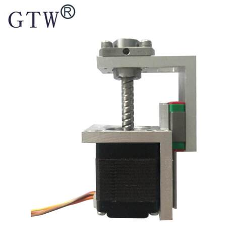 滚珠丝杆直线滑台模组精密微型电动滑台微型直线步进电机滑台