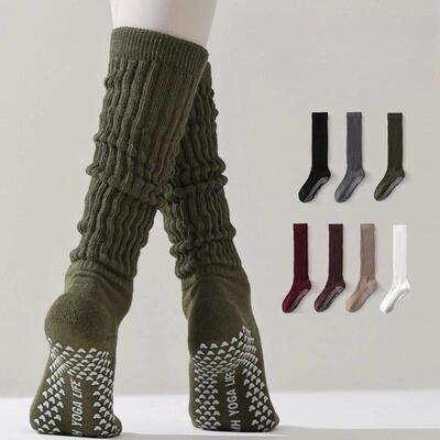 Yoga Socks Solid Color Professional Silicone Non-slip Pilate