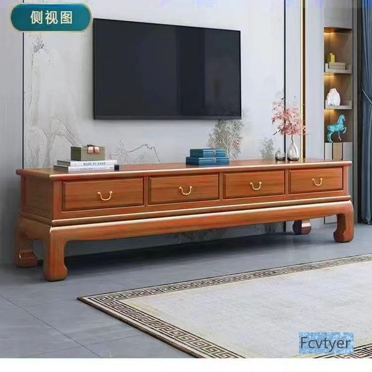 AOC缘屿落地全现代简约客厅电视高档新中户式沁实柜木整装乌大型