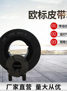 欧标SPA180*2SPB140*3SPB200*4铸铁机械加工配件多孔皮带轮