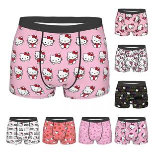 Hello Kitty Pattern Cartoon Boxer Shorts Panties Printed Und